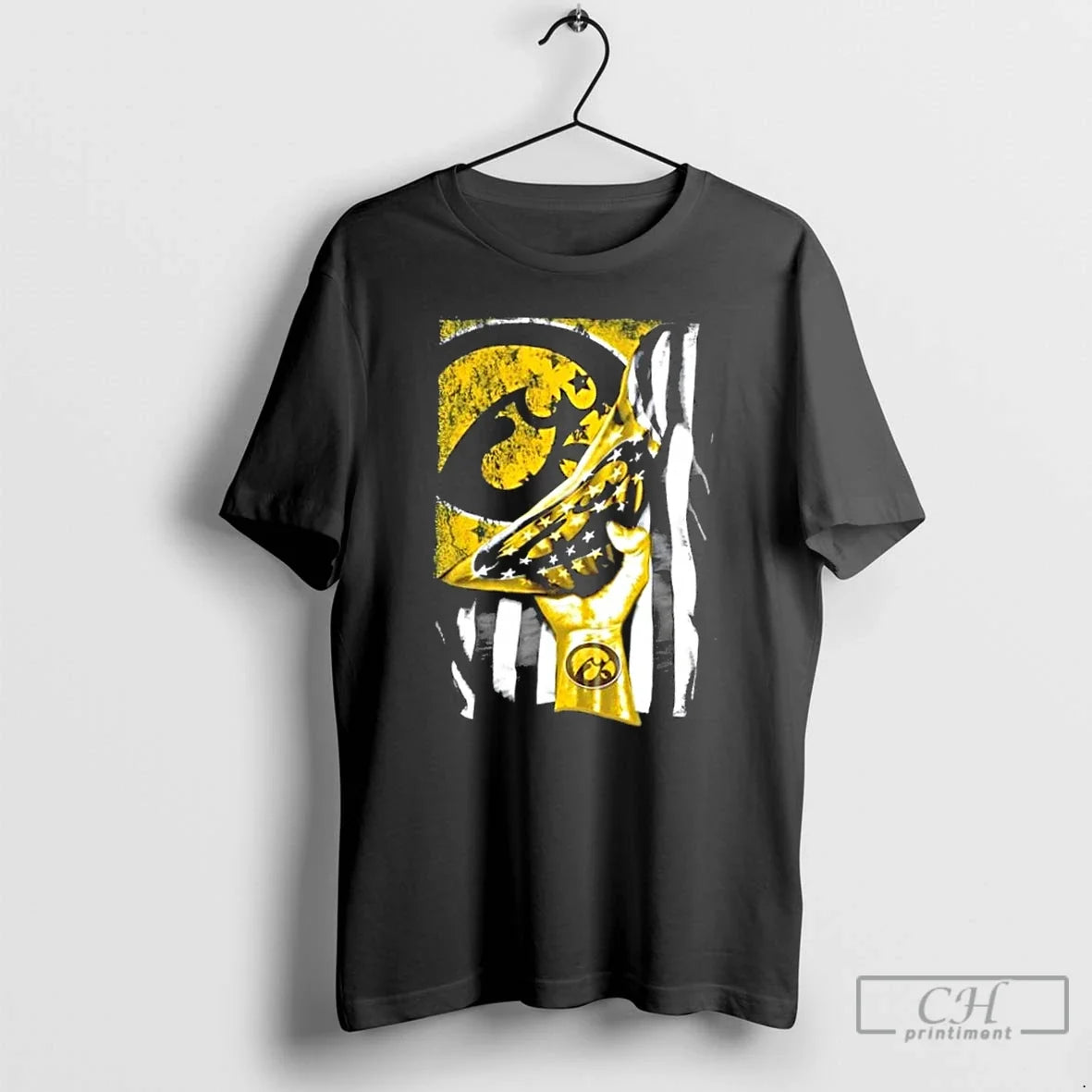 Classic Revealing Glory Iowa Hawkeyes X Usa Flag