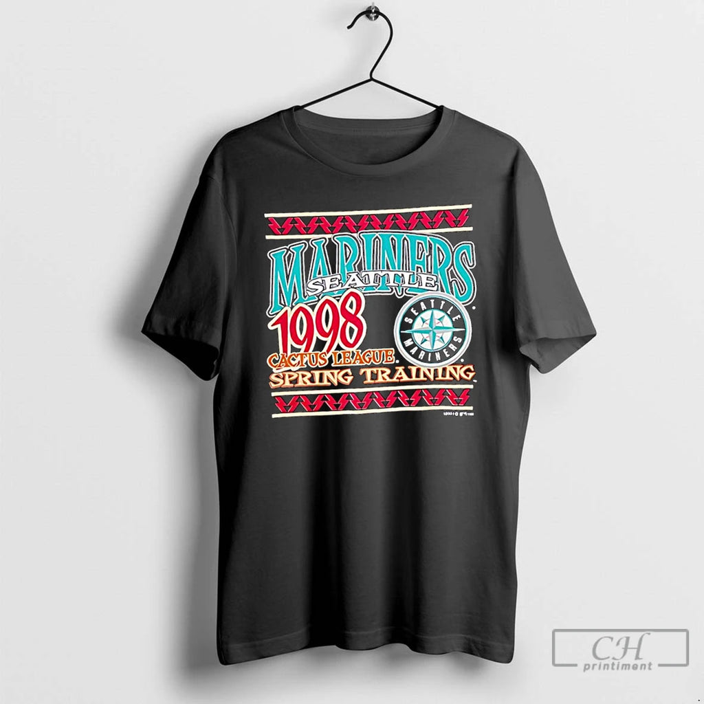 Classic Seattle Mariners 1998 Cactus League Spring Training Logo T Shirts