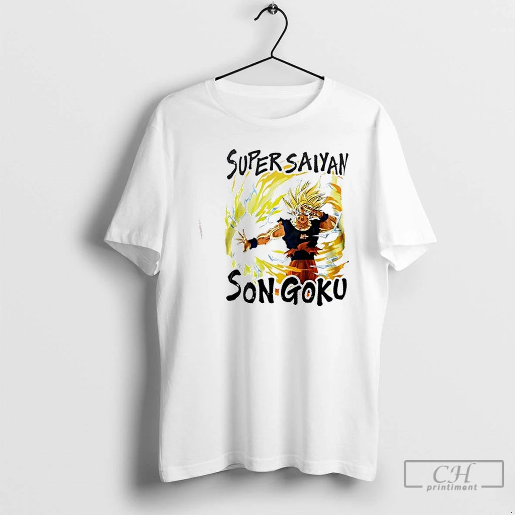 Classic Seattle Mariners Julio Rodriguez Super Saiyan Son Goku 2 Sided T Shirts