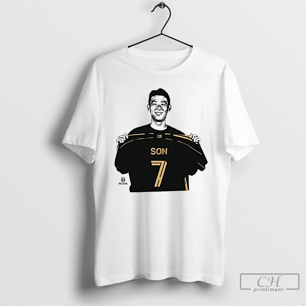 Classic Son Heung Min Soccer Los Angeles Fc Graphic T Shirts