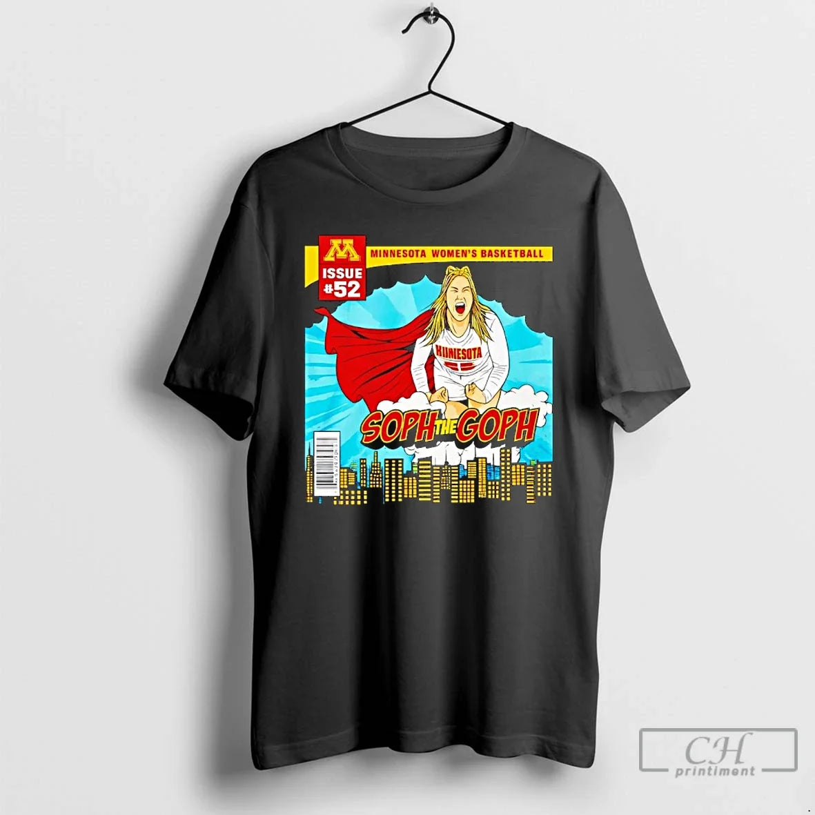 Classic Sophie Hart Minnesota Golden Gophers Soph Goph Superman