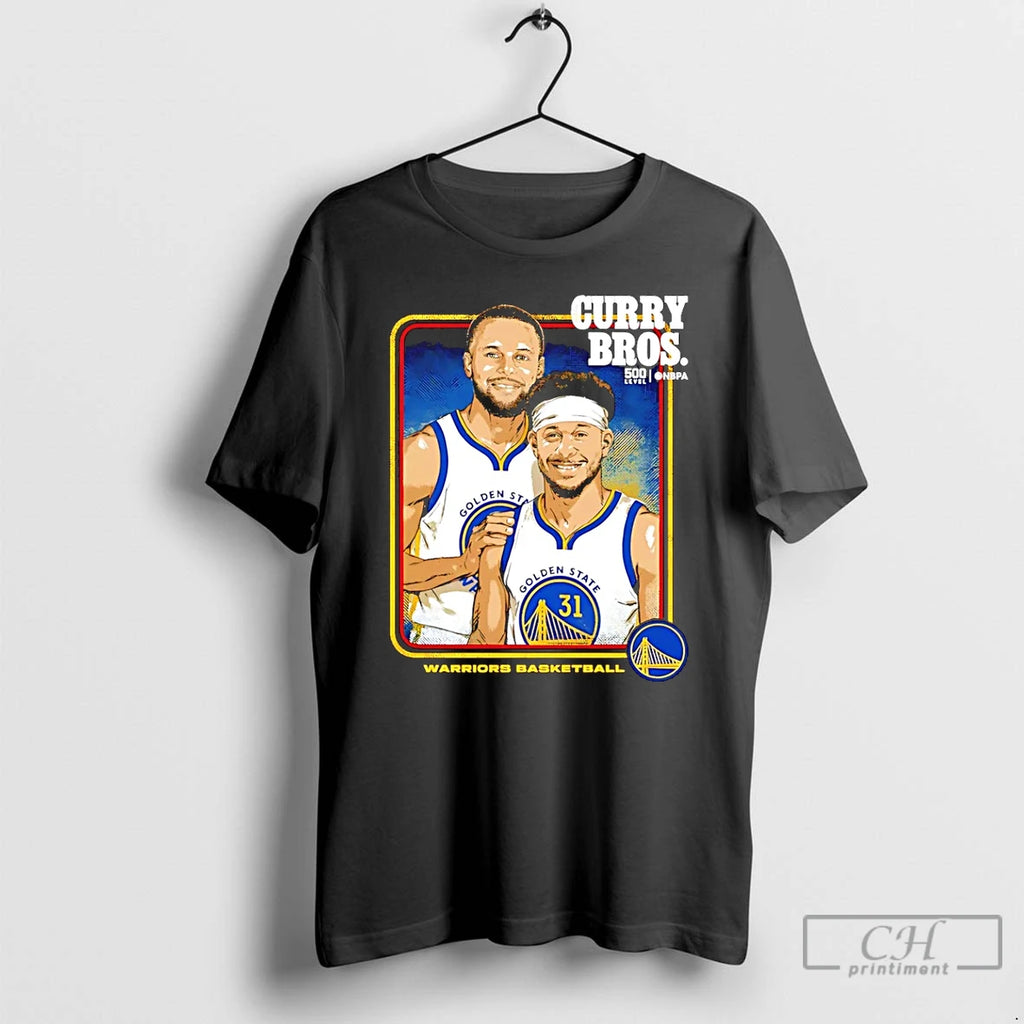 Classic Steph Curry And Seth Curry Golden State Warriors Step Brothers T Shirts