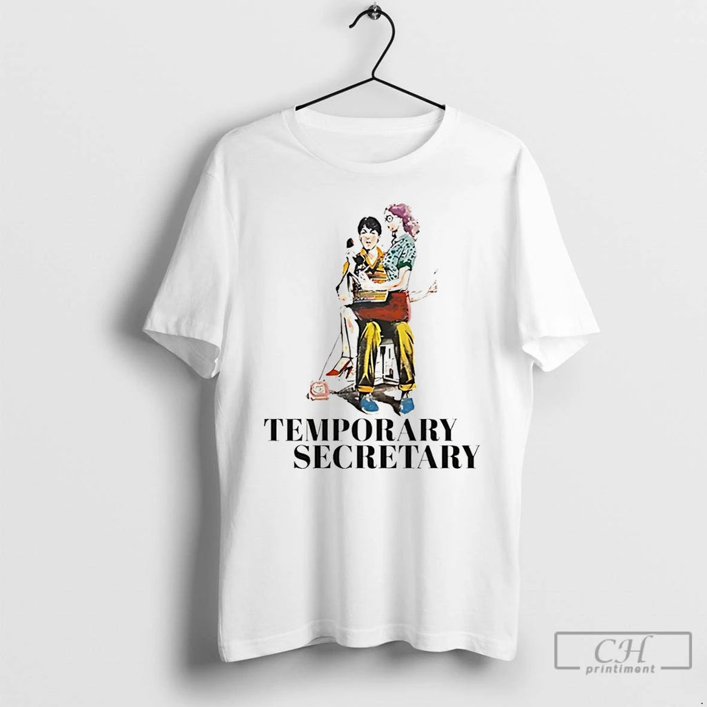 Classic Temporary Secretary Couple Paint T Shirts