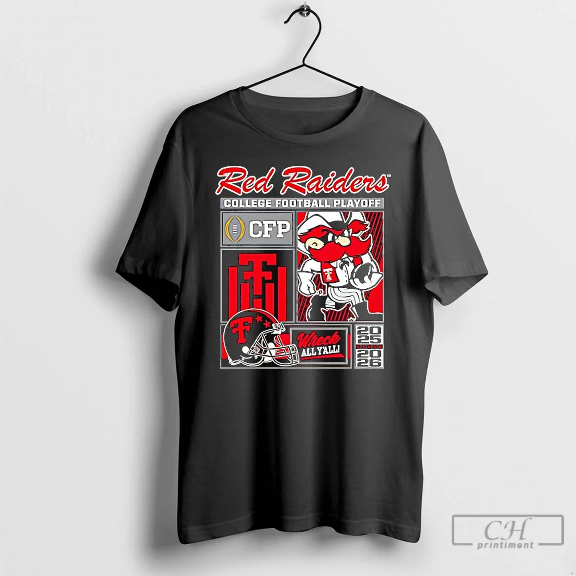 Classic Texas Tech Red Raiders Cfp College Football Playoff