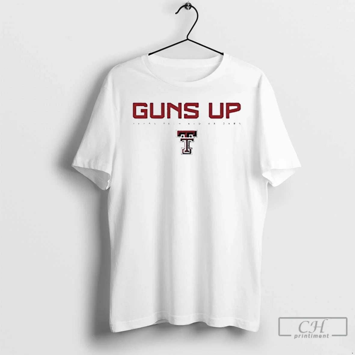 Classic Texas Tech Red Raiders Football Logo Guns Up Rally Call