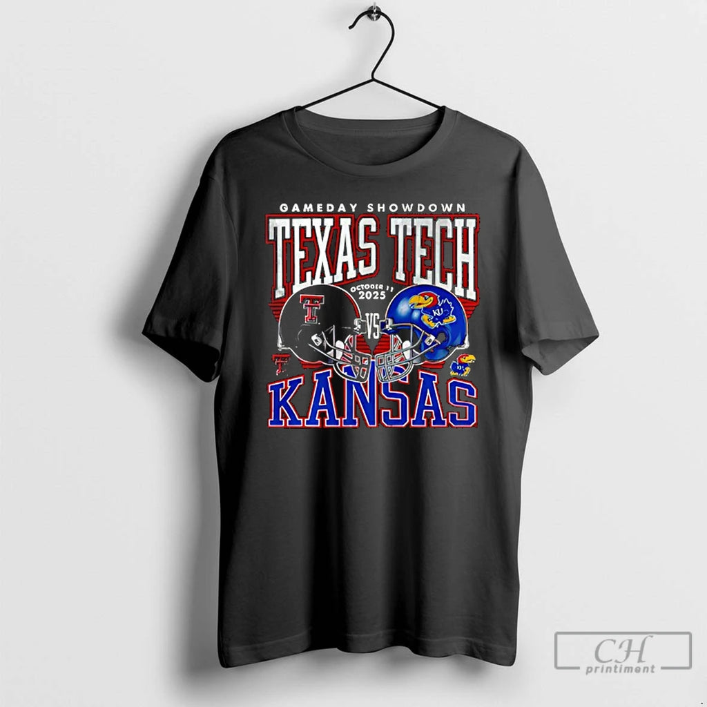 Classic Texas Tech Red Raiders Vs Kansas Jayhawks Football 2025 T Shirts