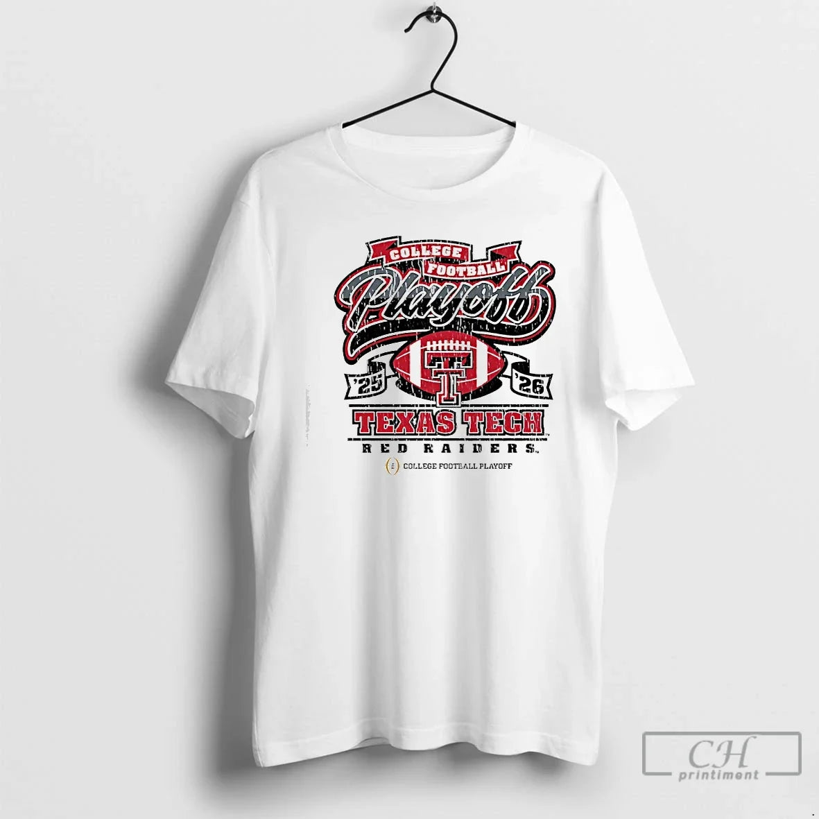 Classic Texas Tech Red Raiders College Football Playoff 2025 2026 Retro