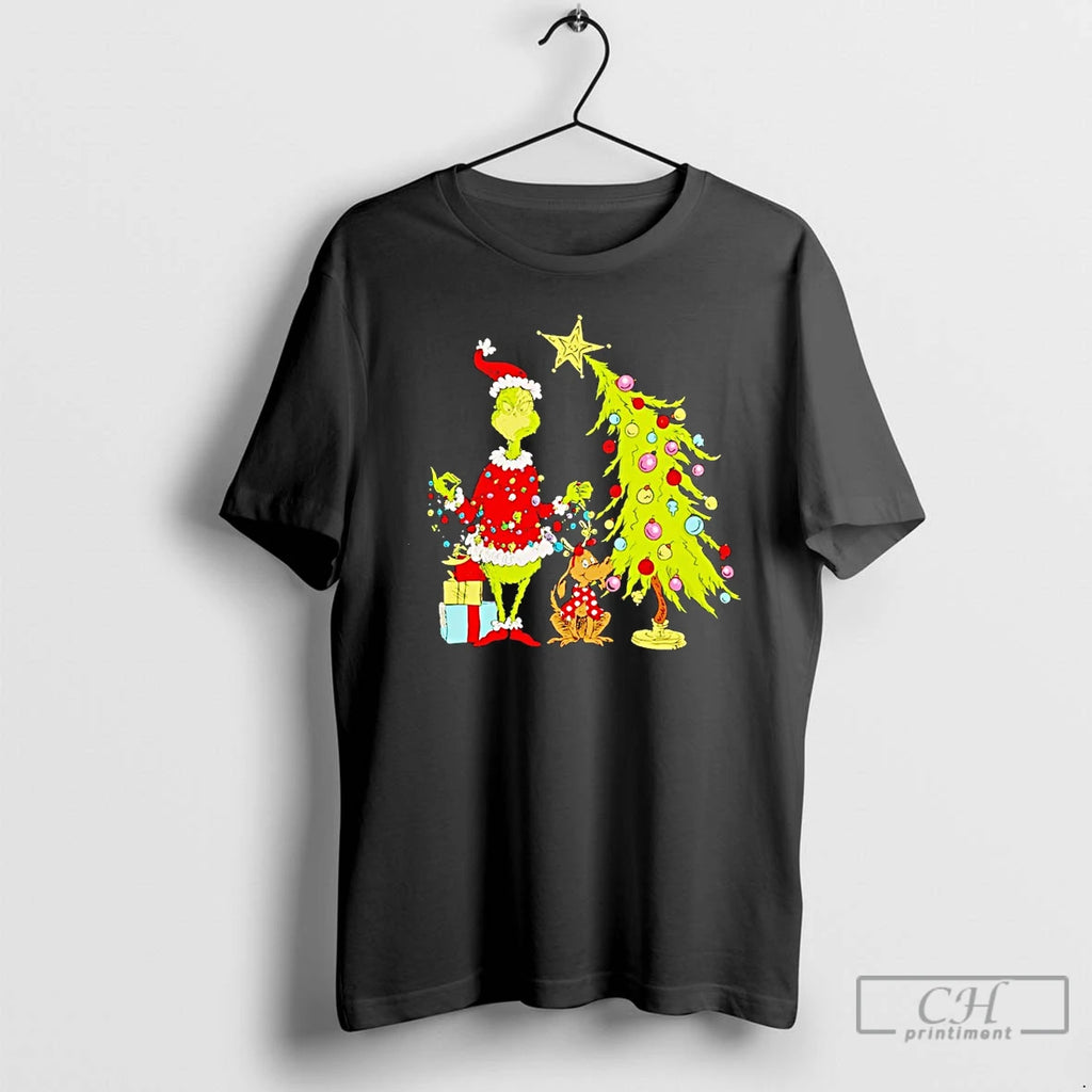 Classic The Grinch Christmas Tree T Shirts