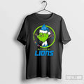 Classic Grinch I Hate Cancer But I Love My Detroit Lions Merry