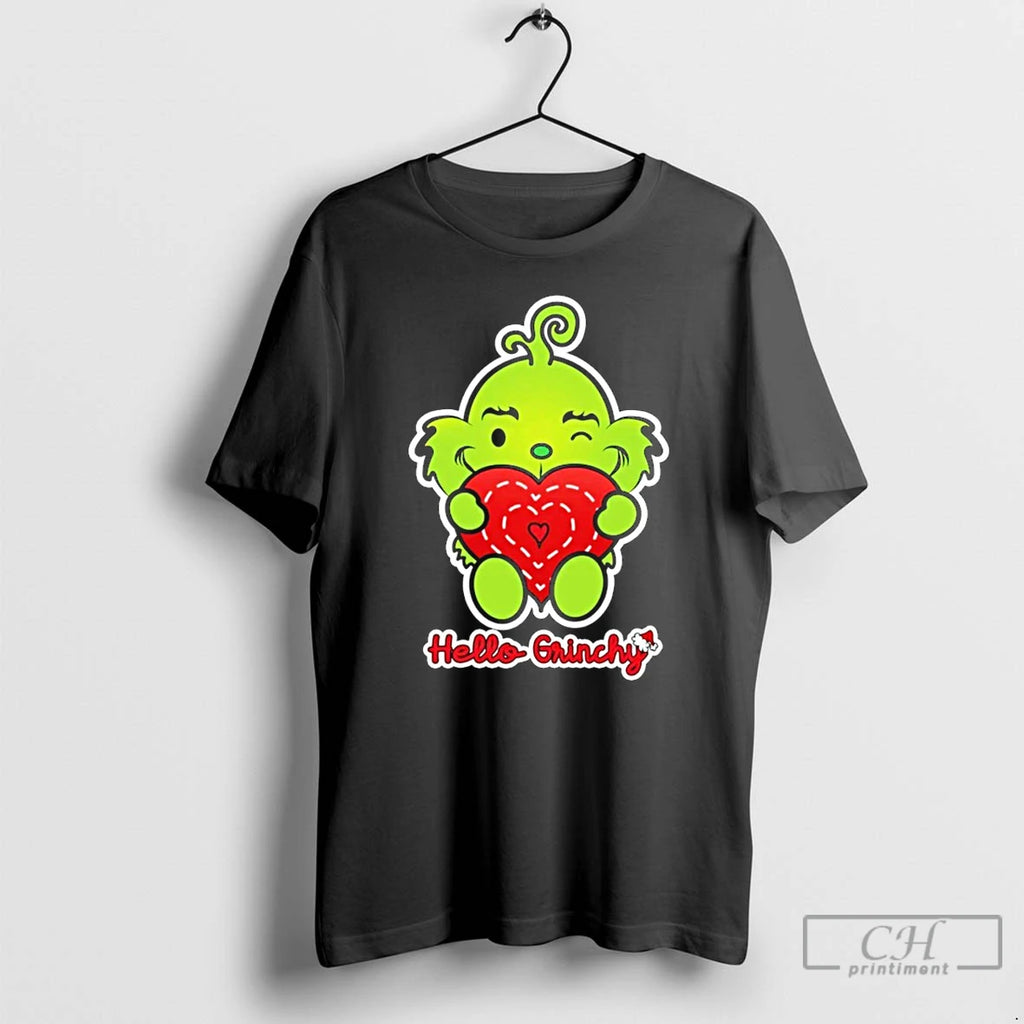 Classic The Grinch Hello Grinchy Christmas T Shirts