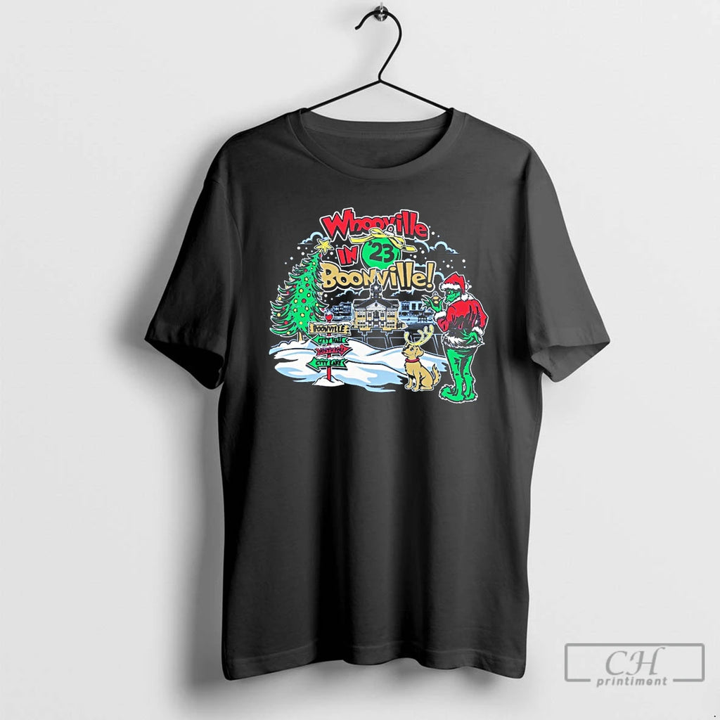 Classic The Grinch Whoville In Boonville Christmas T Shirts
