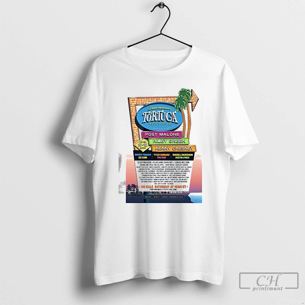 Classic The Oceans Tortuga Music Festival April 10 12 2026 Ft Lauderdale Beach T Shirts