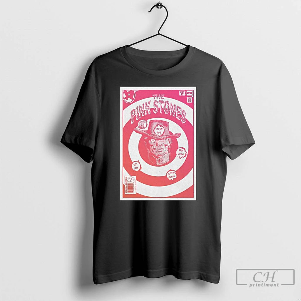 Classic The Pink Stones Fall Tour 2025 Saxon Pub Austin Long Sleve T Shirts