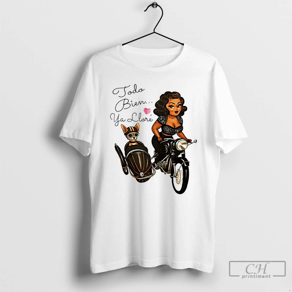 Classic Todo Bien Ya Llore 70s Ringer T Shirts