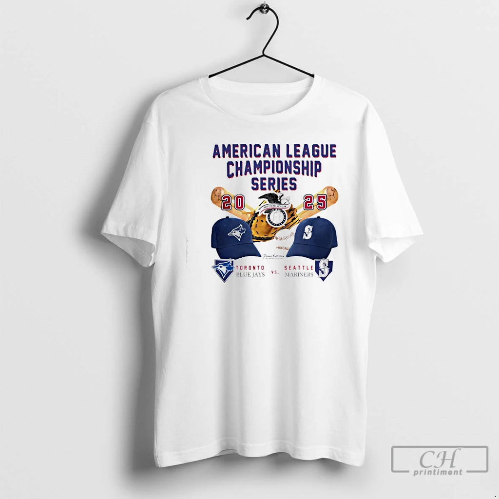 Classic Toronto Blue Jays Vs Seattle Mariners American League Championship Series 2025 T Shirts