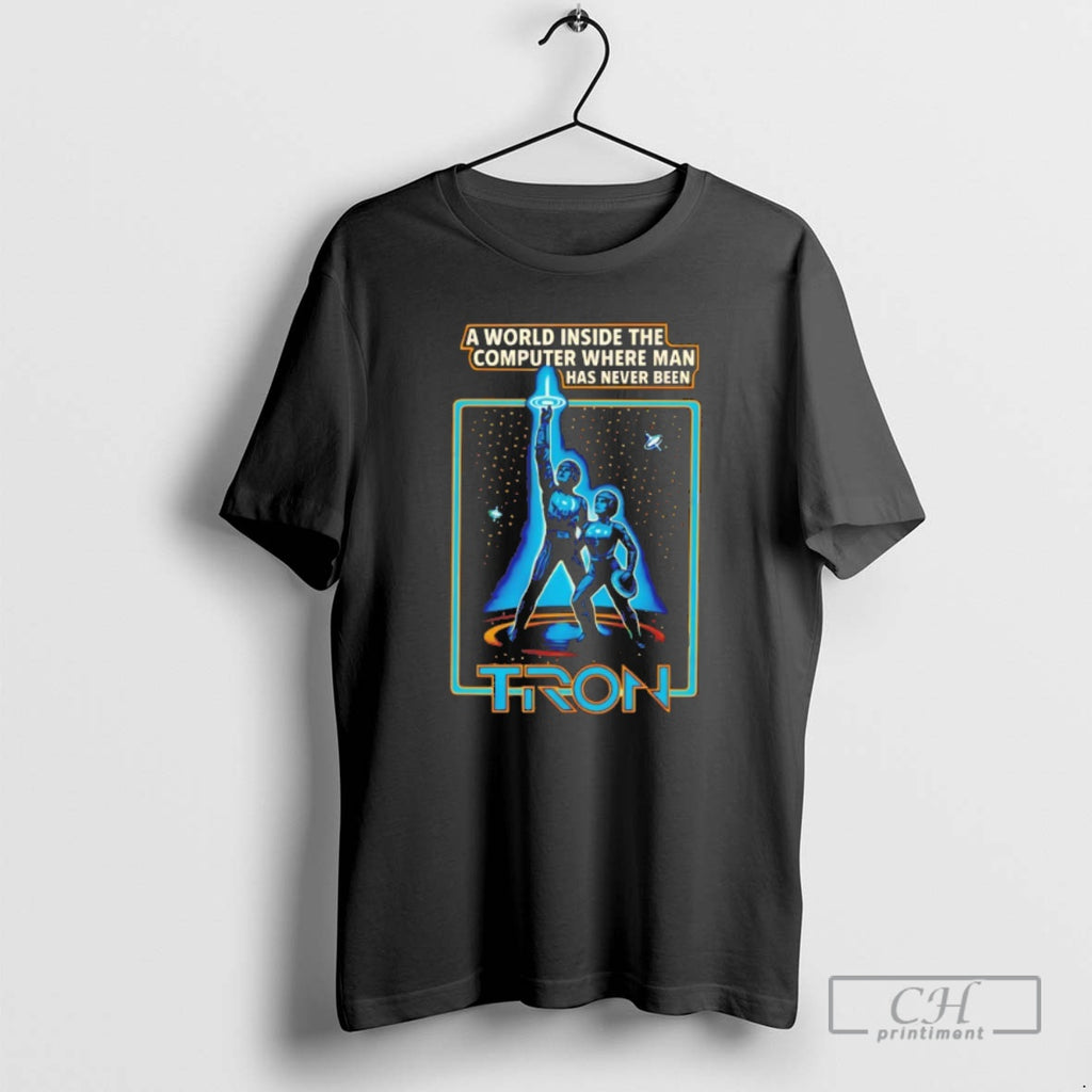 Classic Tron A World Inside The Computer Where Man Has Never Been Shirt Sweater