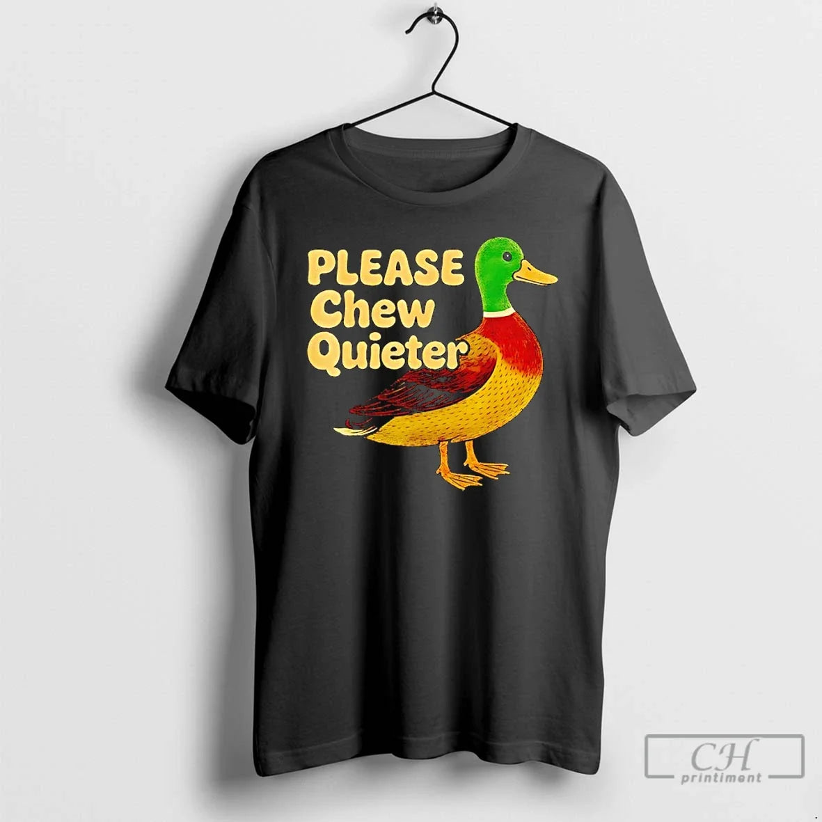 Classic Wild Duck Please Chew Quieter Sarcastic Animal