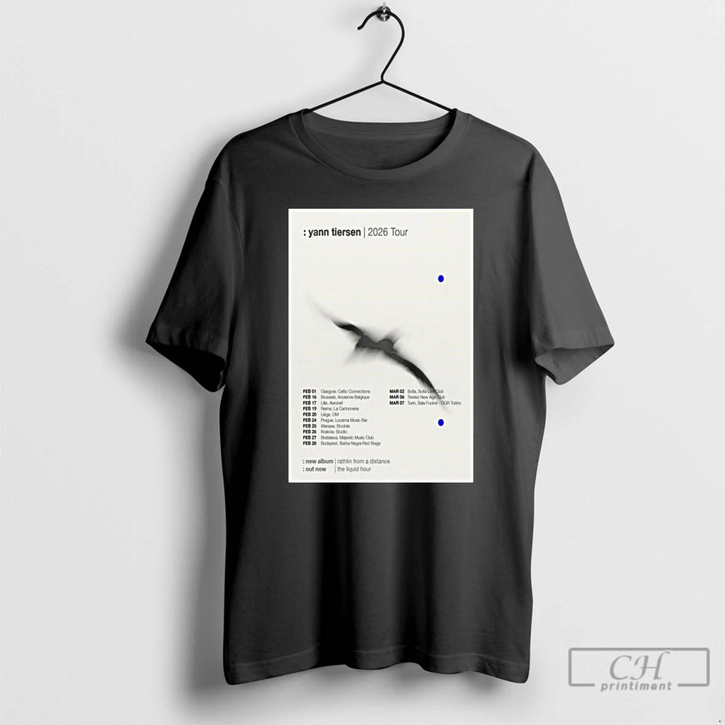 Classic Yann Tiersen 2026 Tour Long Sleve T Shirts