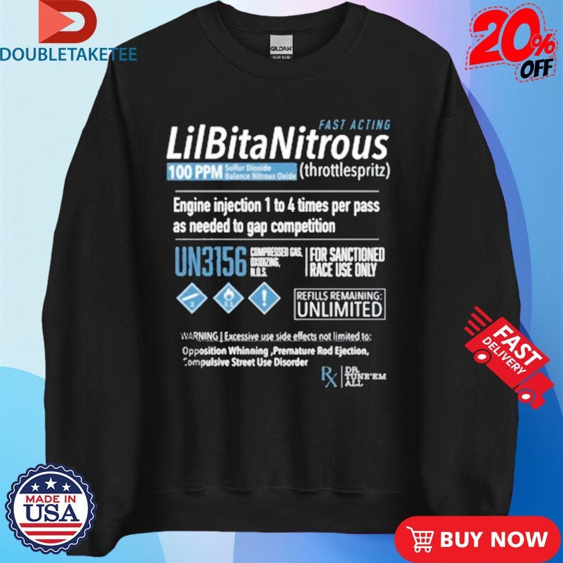 Official Cleetus Mcfarland Dr. TuneEmAll’s LilBitaNitrous Shirts Unisex , , , Long Sleeve Tee