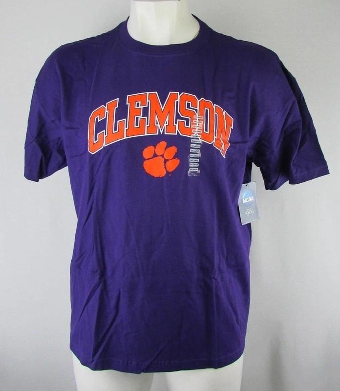 Clemson Tigers NCAA Purple T ShirtT Shirt VTG #15 T-Shirts