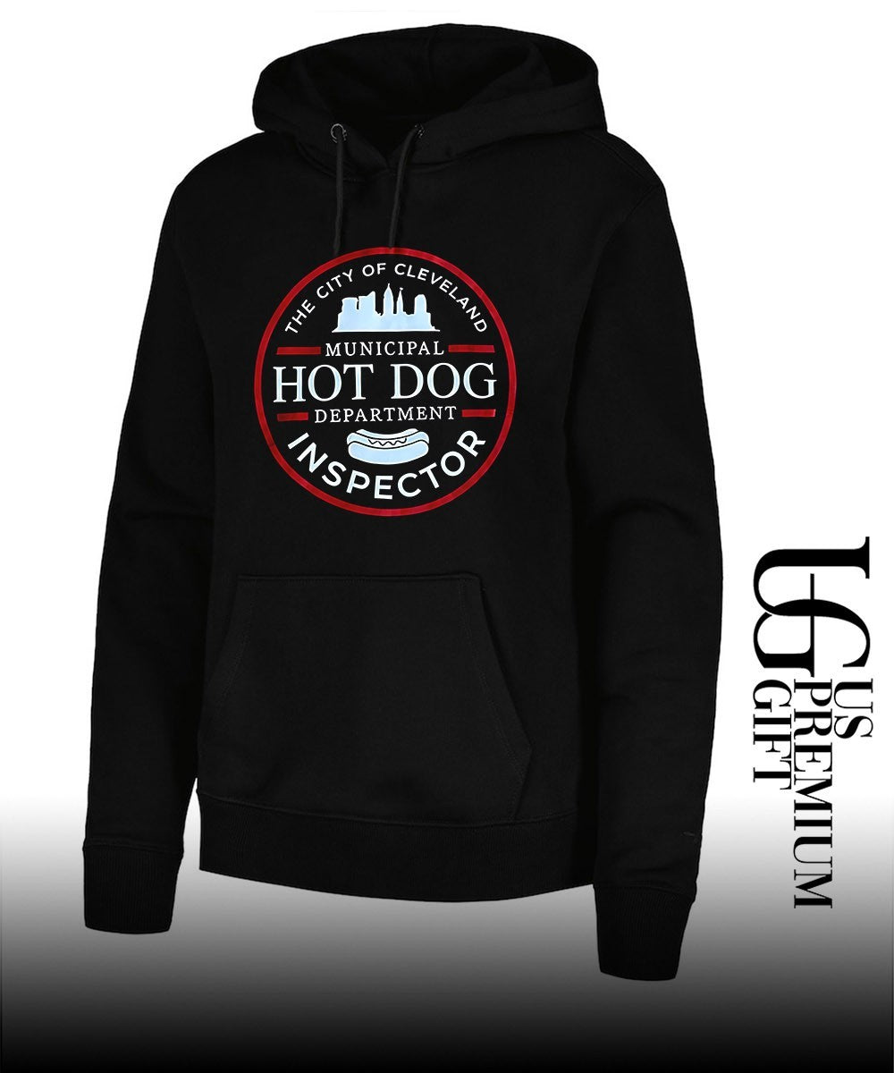 Cleveland Ohio Skyline The City of Cleveland Municipal Hot Dog Department Inspector shirt