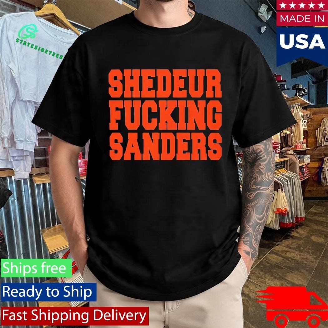 Cleveland Shedeur Fuckin Sanders Shirt Unisex , , , Long Sleeve Tee