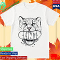 Clints Inc Snow Leopard Shirt Unisex , , , Long Sleeve Tee