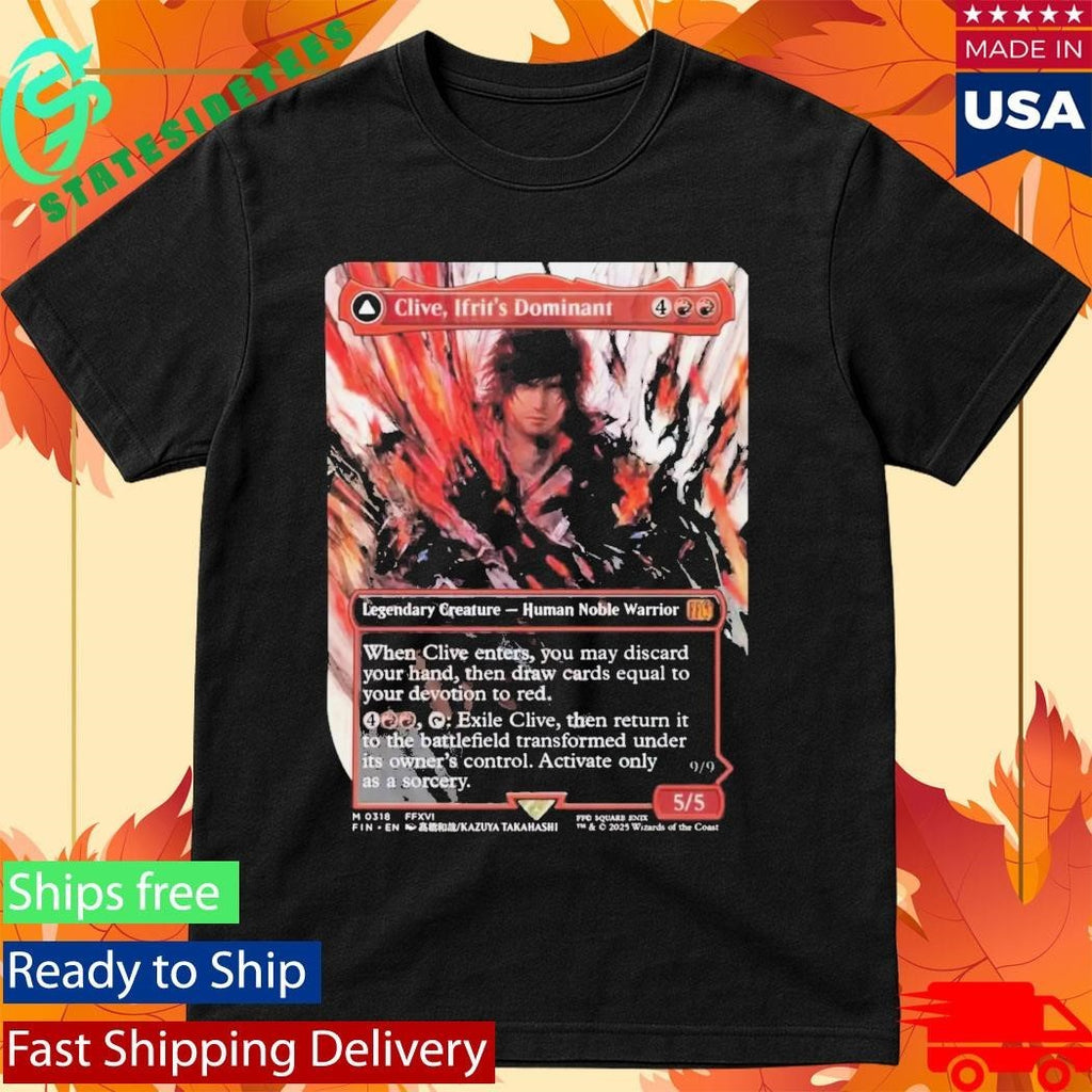 Clive Ifrit’s Dominant borderless Shirt Unisex , , , Long Sleeve Tee