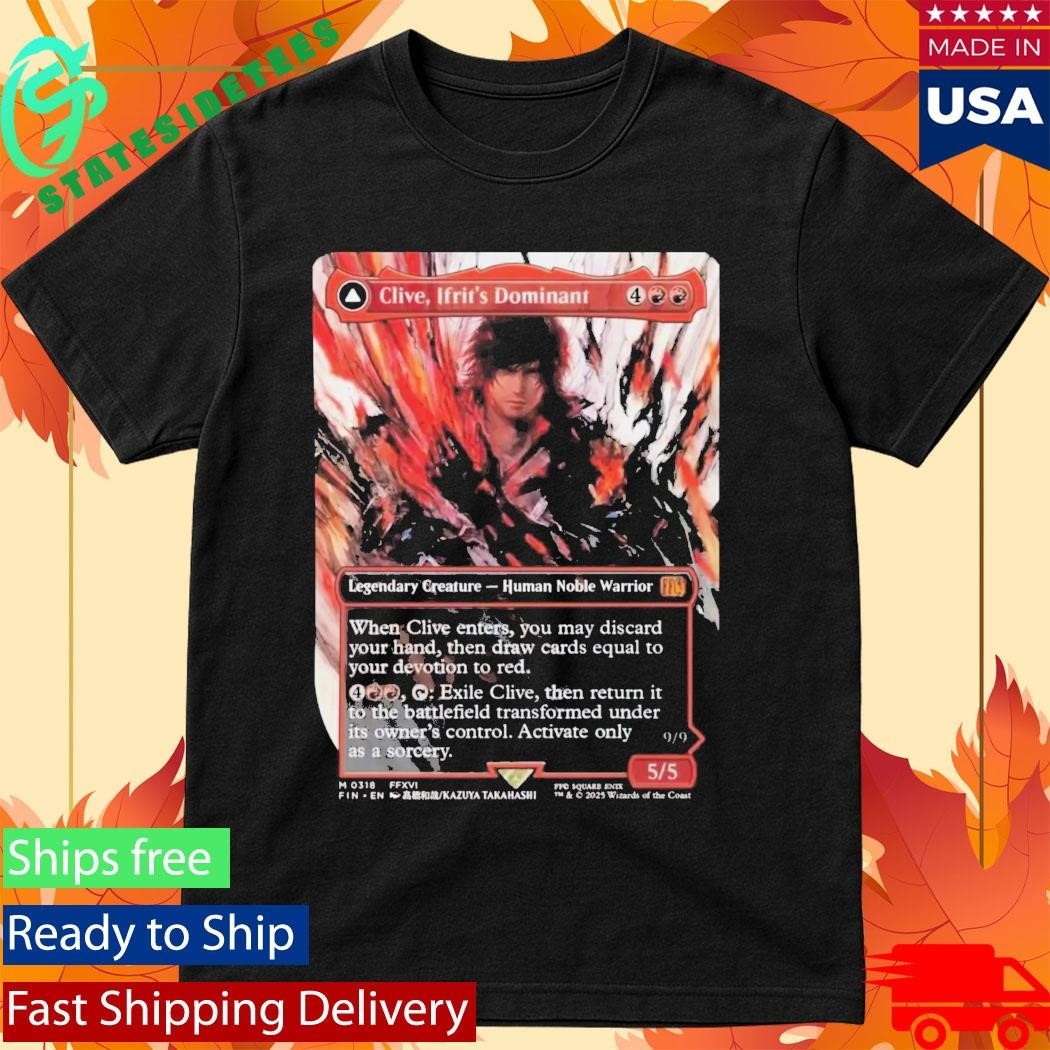 Clive Ifrit’s Dominant borderless Shirt Unisex , , , Long Sleeve Tee