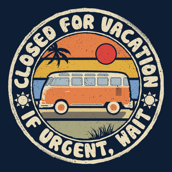 Closed For Vacation