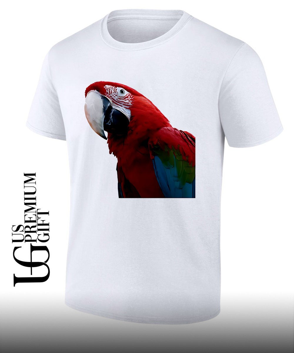 Closeup Of A Green Winged Macaw Parrot shirt