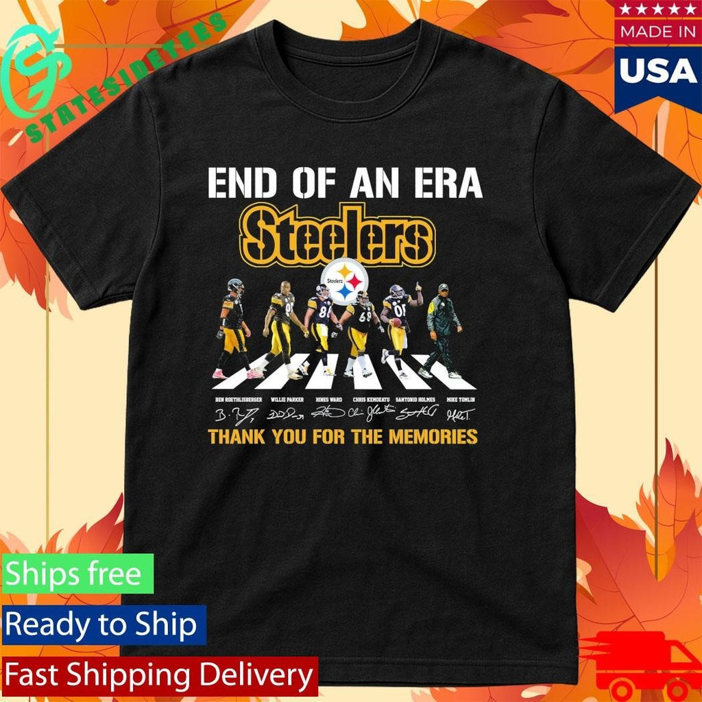 Coach Mike Tomlin End Of An Era Steelers Thank You For The Memories Shirt Unisex , , , Long Sleeve Tee