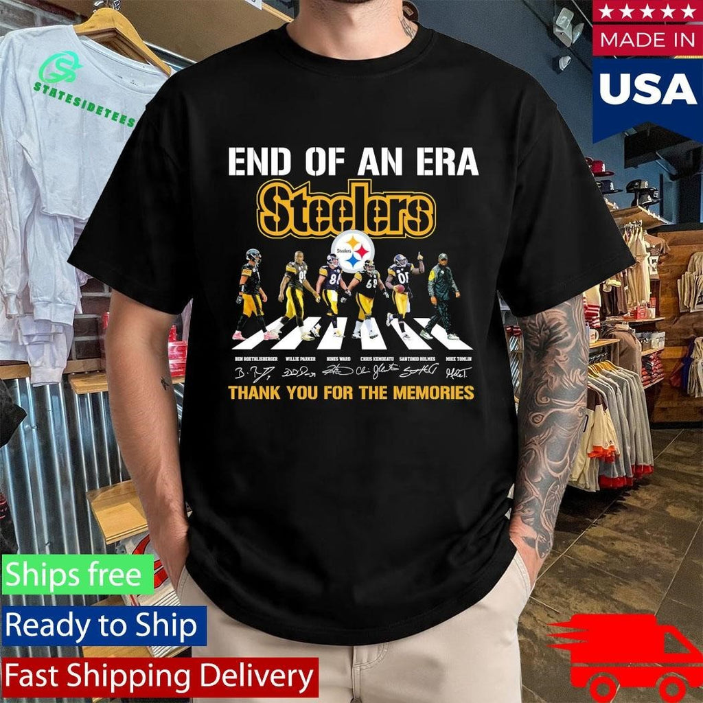 Coach Mike Tomlin End Of An Era Steelers Thank You For The Memories Shirt Unisex , , , Long Sleeve Tee