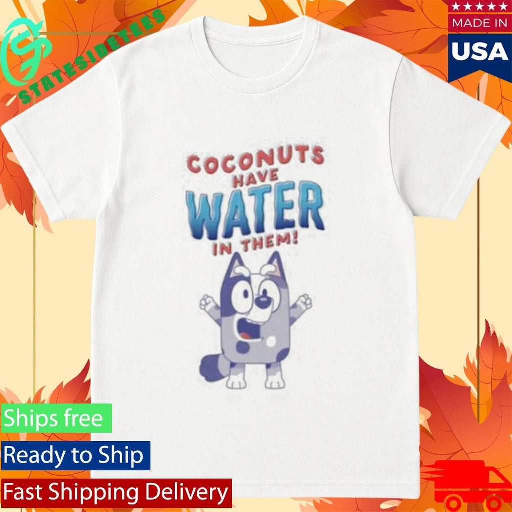Coconuts Have Water In Them Bluey Adults Unisex , , , Long Sleeve Tee