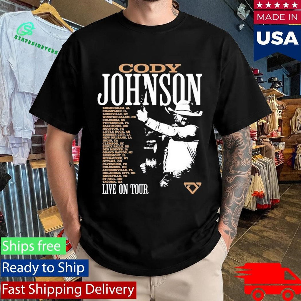 Cody Johnson 2026 Tour Photo Shirt Unisex , , , Long Sleeve Tee