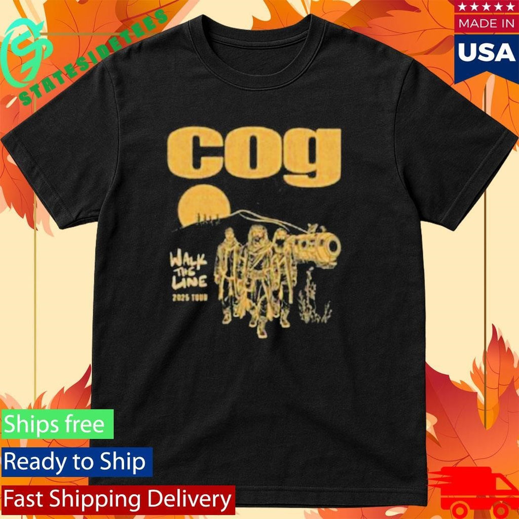 Cog Walk The Line 2025 Tour Shirt Unisex , , , Long Sleeve Tee