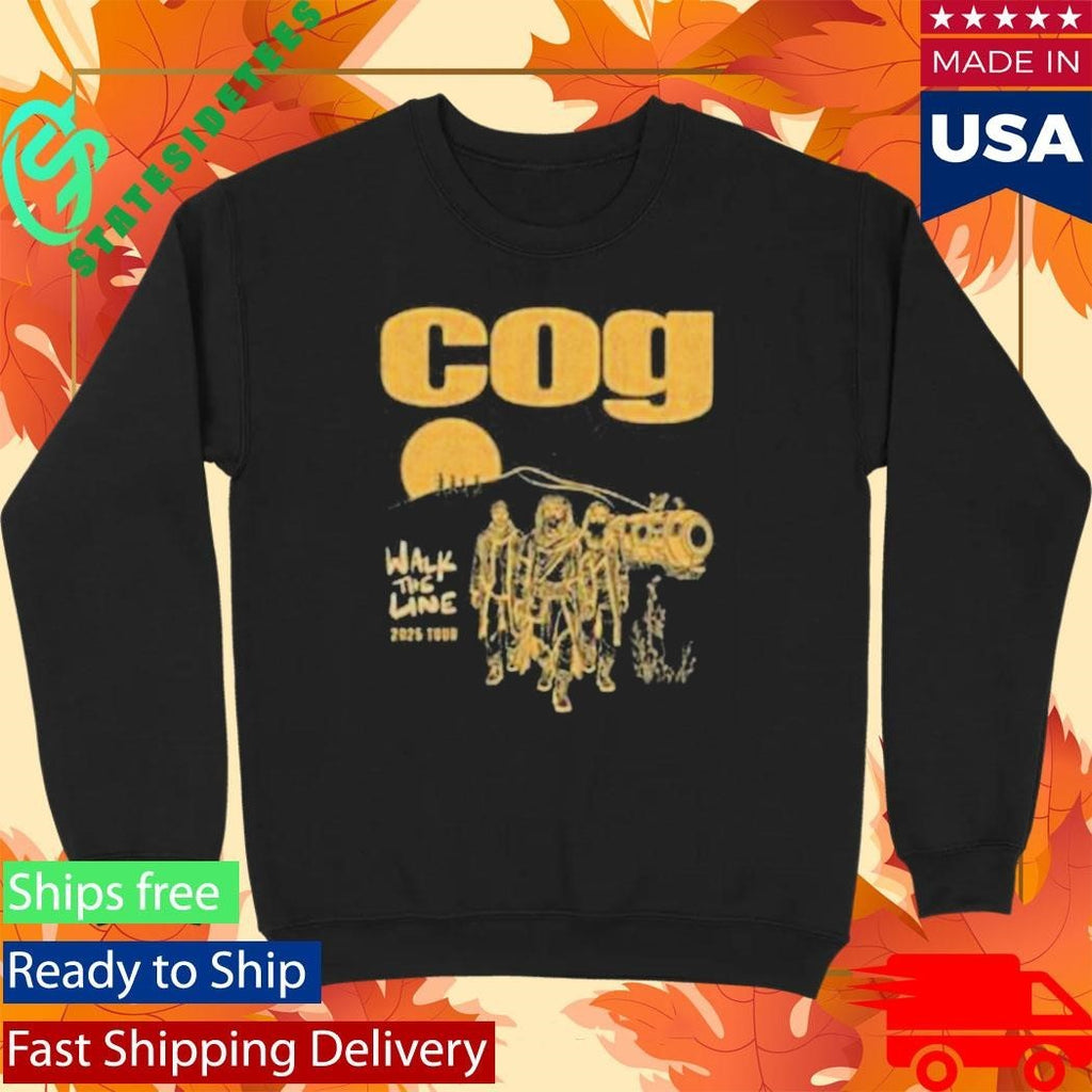 Cog Walk The Line 2025 Tour Shirt Unisex , , , Long Sleeve Tee