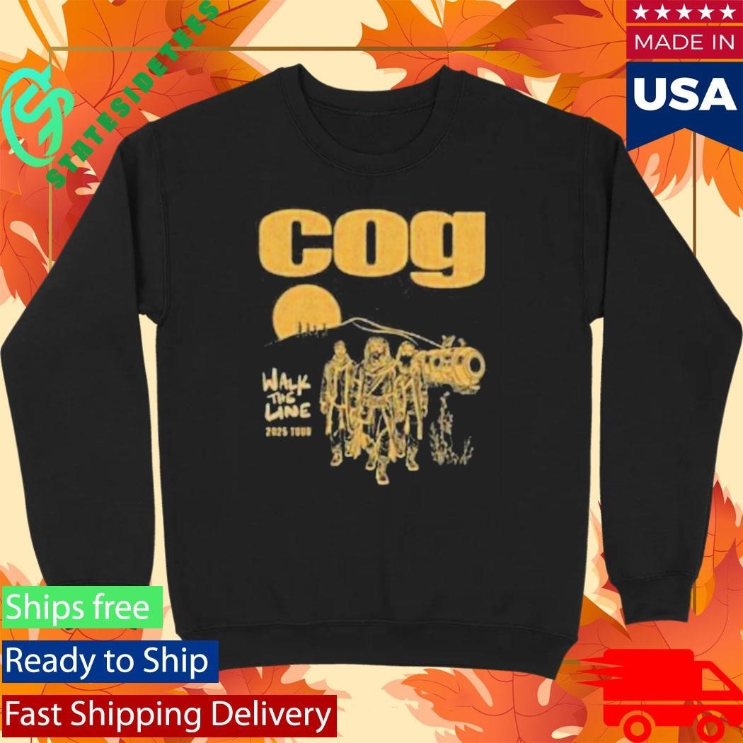 Cog Walk The Line 2025 Tour Shirt Unisex , , , Long Sleeve Tee