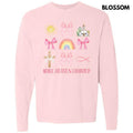 Collage Make Heaven Crowded Long Sleeve Comfort Colors 'NLB' T-Shirts