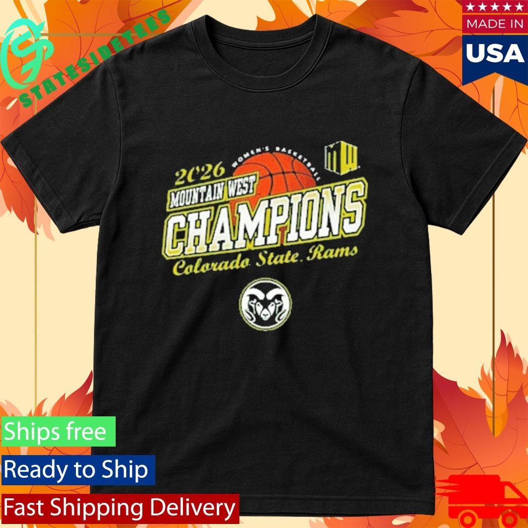 Colorado State Rams Women’s Basketball Champions 2026 Mountain West Tournament Shirt Unisex , , , Long Sleeve Tee