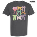 Colorful Coquette Bows Comfort Colors T-Shirts