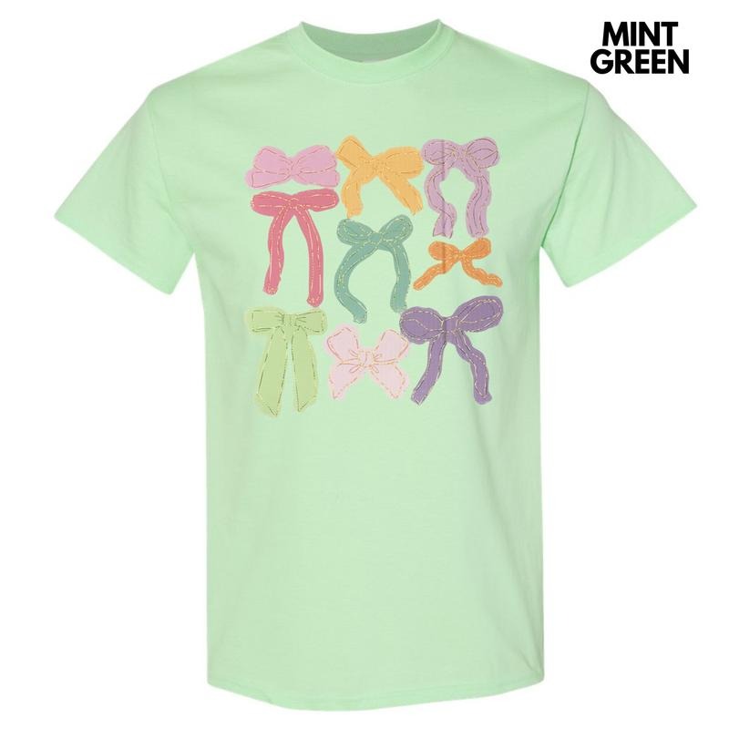 Colorful Coquette Bows Gildan Short Sleeve T-Shirts