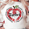 Colorful Teacher Valentine Shirt Shirt Colorful Coquette Bow Pencil Shirt Teacher Pencil Shirt Shirt T-Shirts