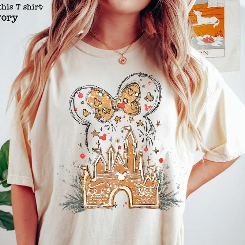 Comfort Colors Gingerbread Castle T-Shirts