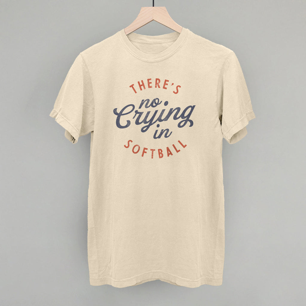 There'S No Crying Softball T-Shirts