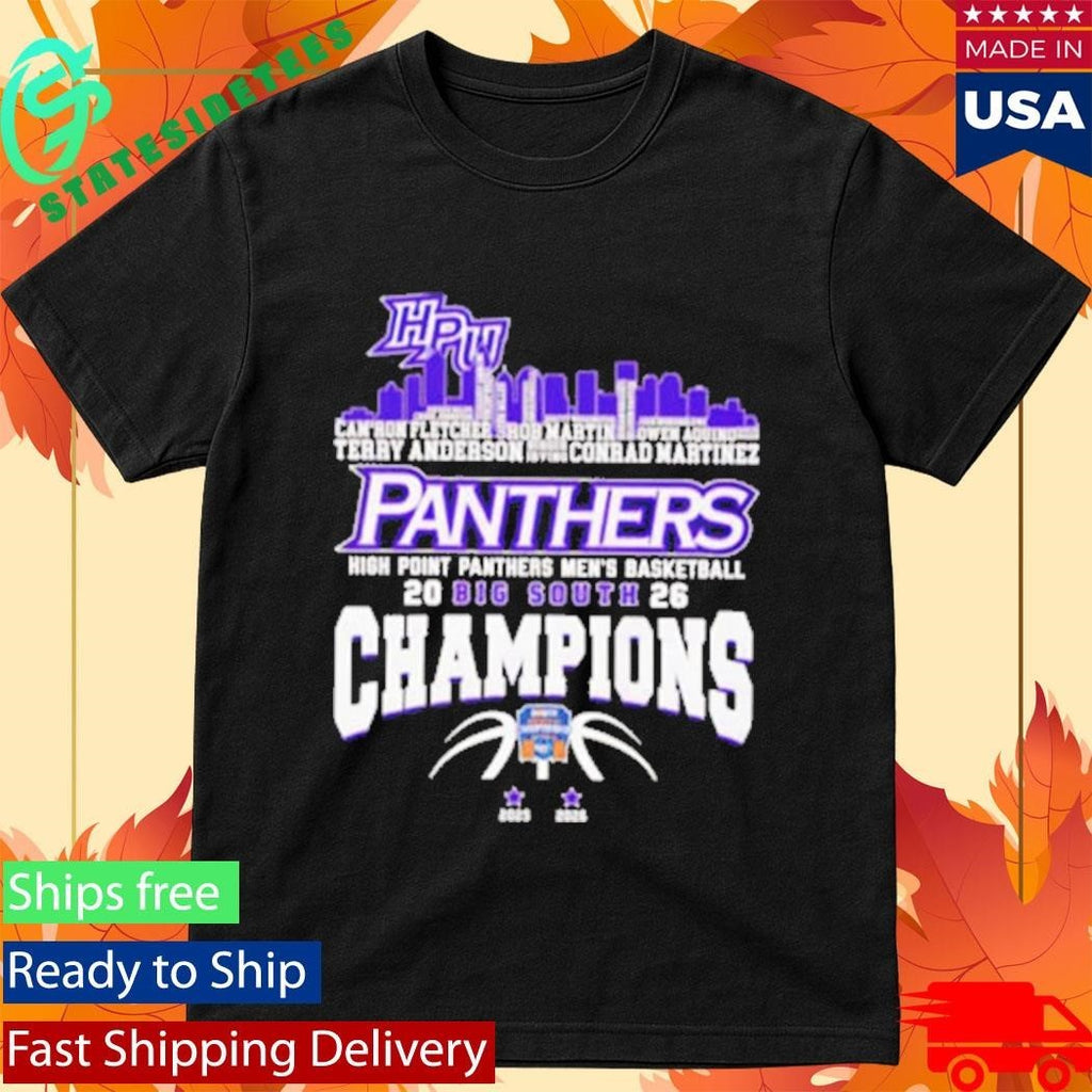 Congrats High Point Panthers Champions 2026 Big South Men’s Basketball Shirt Unisex , , , Long Sleeve Tee