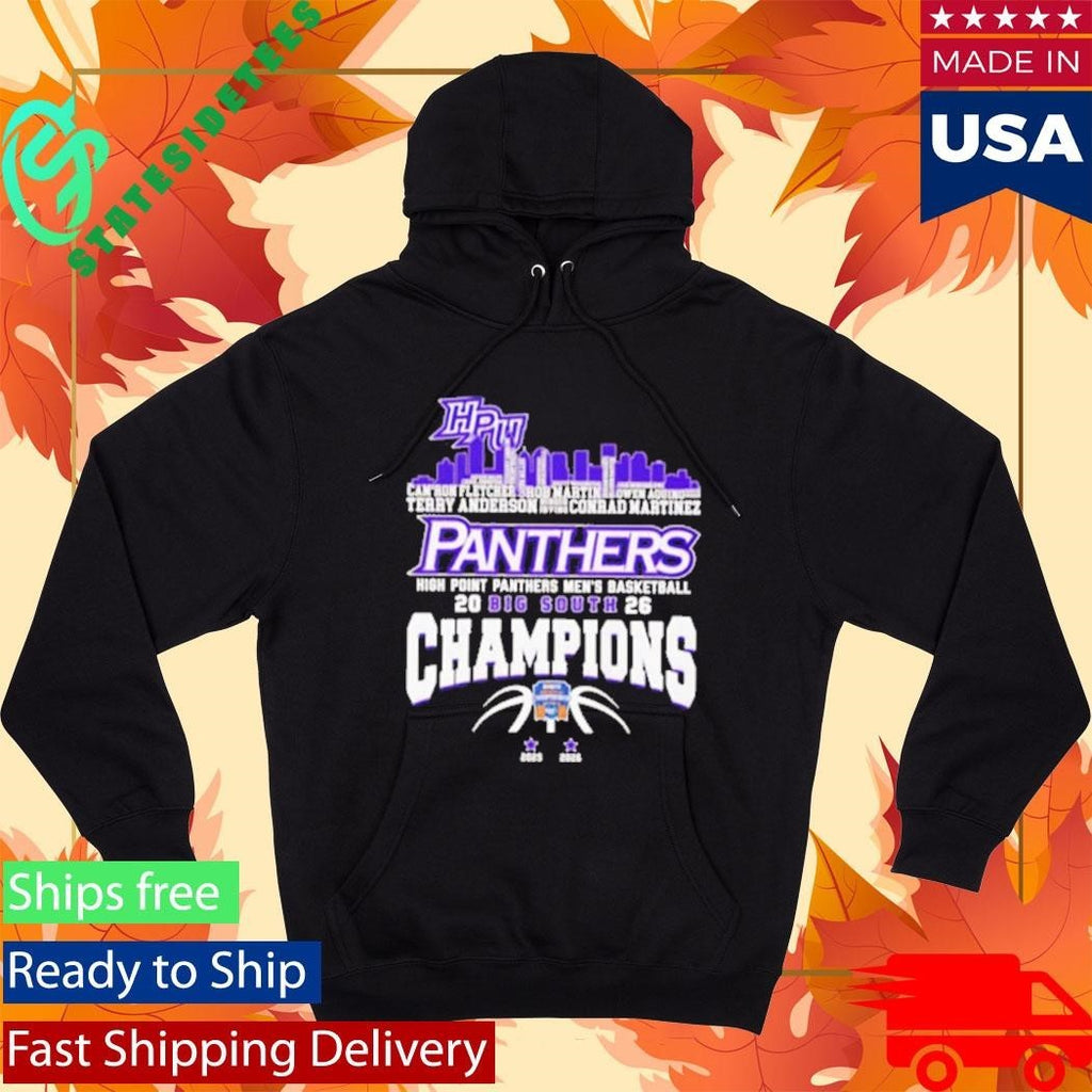 Congrats High Point Panthers Champions 2026 Big South Men’s Basketball Shirt Unisex , , , Long Sleeve Tee