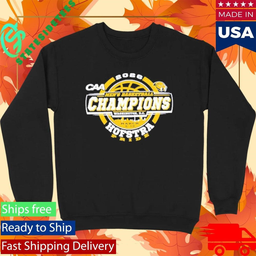Congrats Hofstra University Pride Champions CAA Men’s Basketball Tournament 2026 Shirt Unisex , , , Long Sleeve Tee