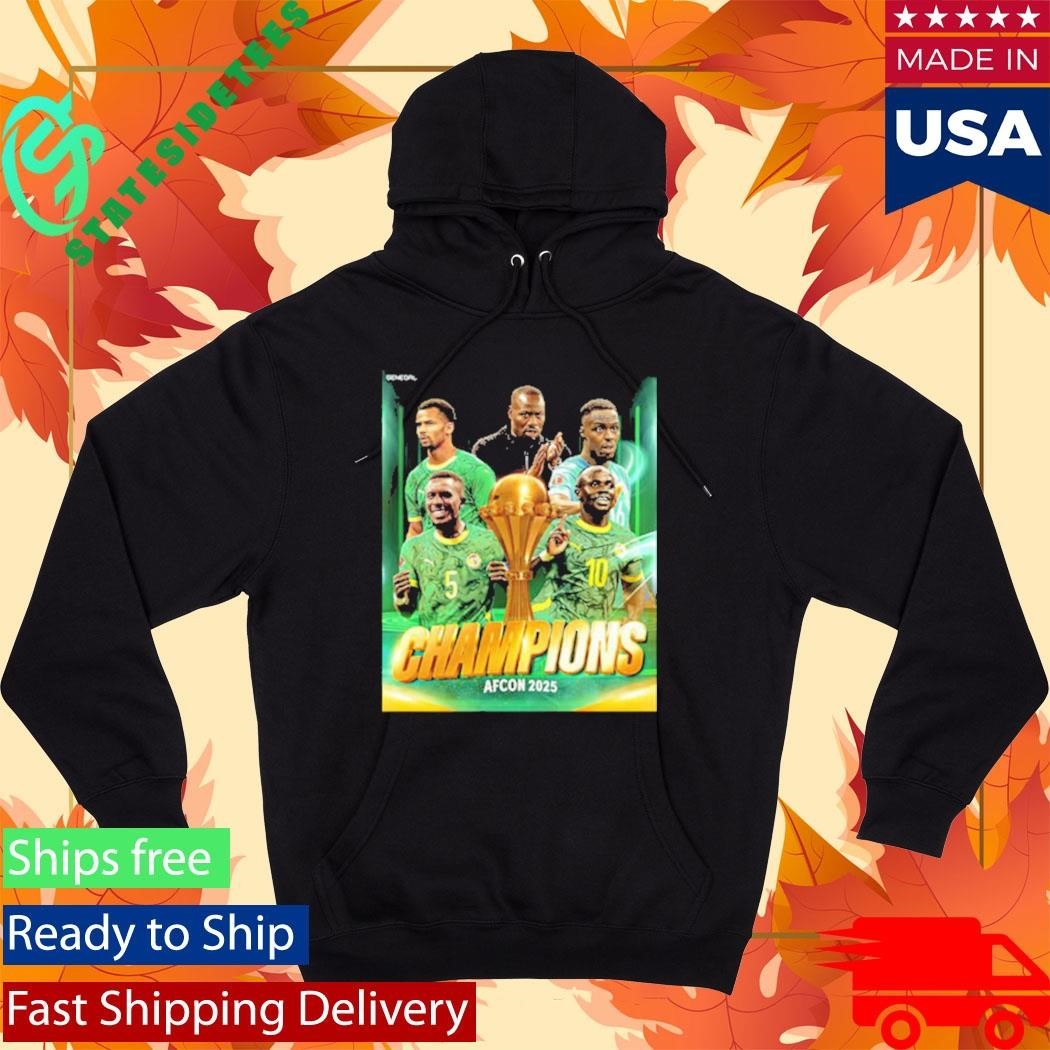 Congrats Senegal Champions AFCON 2025 Shirt Unisex , , , Long Sleeve Tee