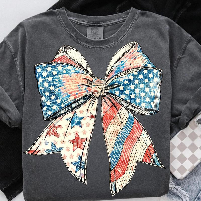 Coquette Girly Shirt Coquette 4Th July Shirt American Girl Shirt Jesus Shirt 4Th July Shirt Memorial Day Shirt Usa Shirt American Mama Shirt T-Shirts